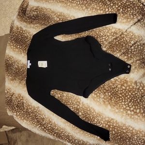 Express black body suit